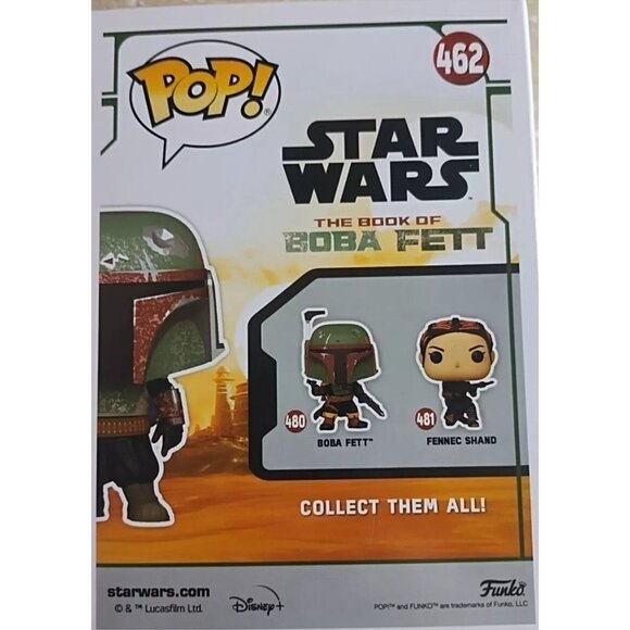 Funko Pop Star Wars Boba Fett #462 Target Exclusive Red Chrome Figure - Picture 2 of 8